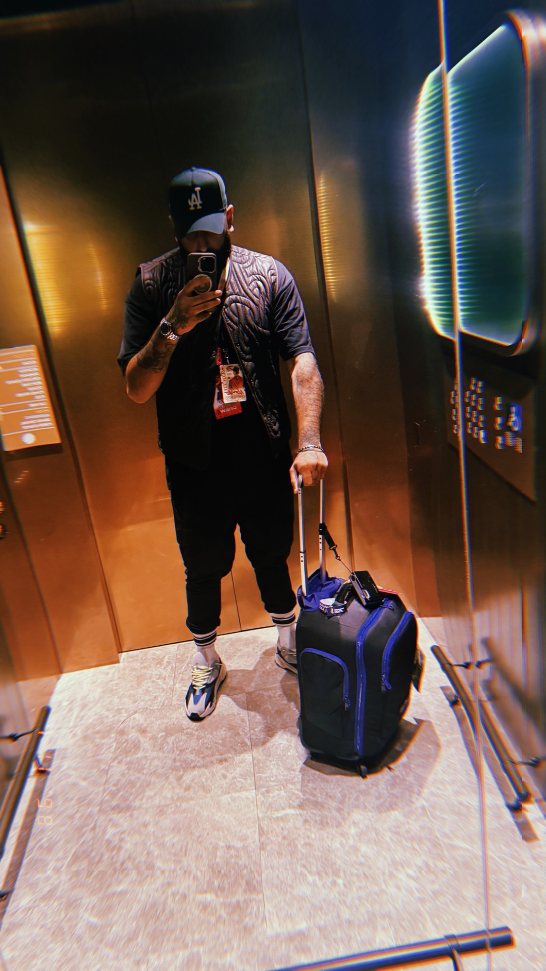 On tour